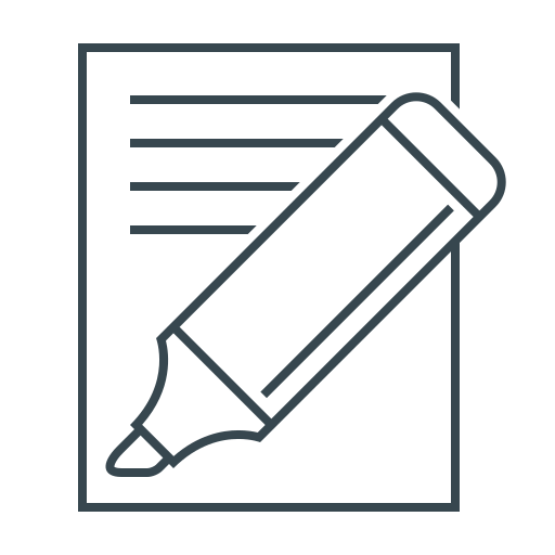 Felt-tip pen, important note, note, notes, text icon